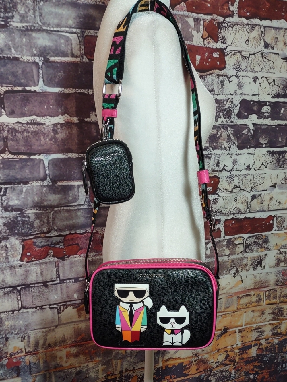 Karl Lagerfeld "Maybelle" Crossbody Camera Bag
